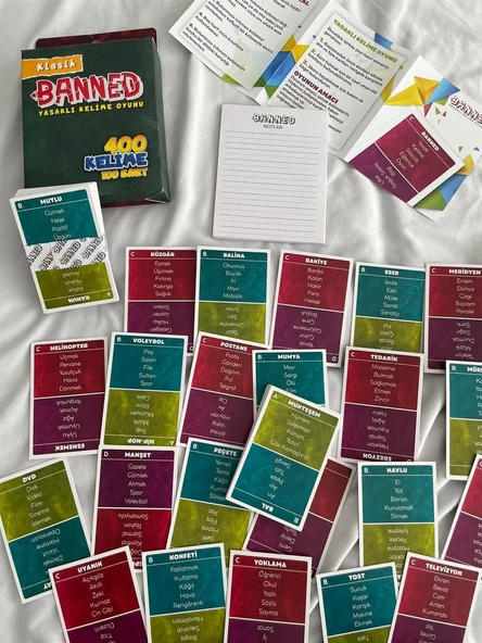 400 KELİMELİ BANNED KELİME OYUNU KLASİK SERİ - 4