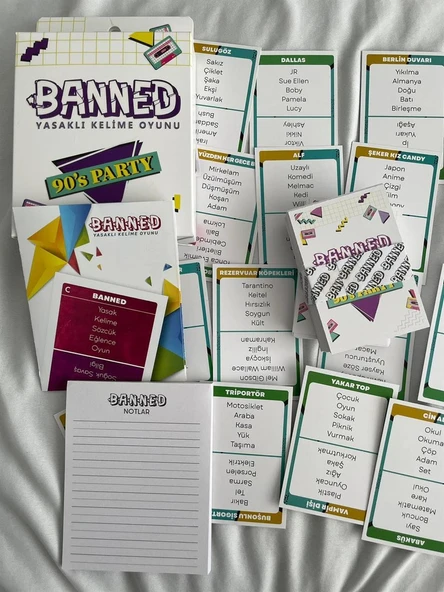 400 KELİMELİ BANNED KELİME OYUNU 90'S PARTY SERİ - 4