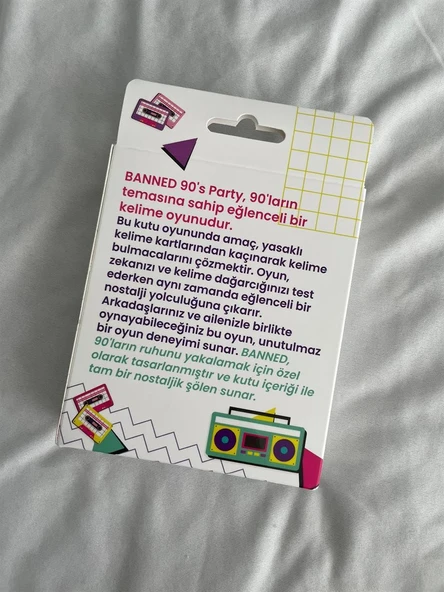 400 KELİMELİ BANNED KELİME OYUNU 90'S PARTY SERİ - 2