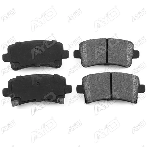 AYD 60143A ARKA FREN BALATASI INSIGNIA A 08>17 SAAB 9.5 10> MALIBU 2.0D 2.4 12> 16 İNÇ JANT 39021482-1605319-13237766-13343450 ürün görseli 1