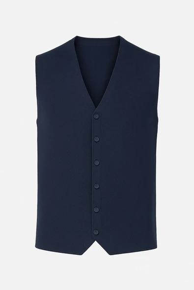 Herman Slim Fit Erkek Düğmeli Triko Yelek - 7461 - 6