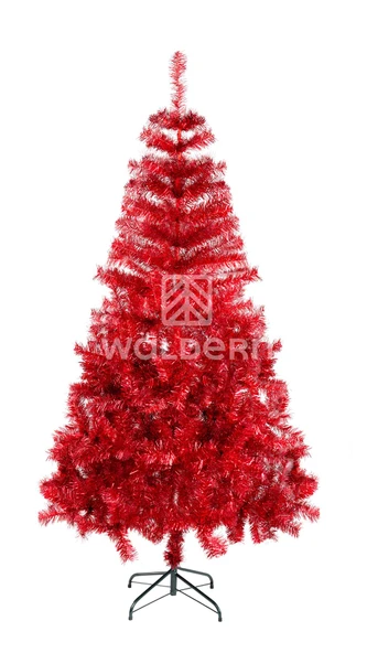 Waldern Premium Luxury 180 cm Simli Kırmızı Yılbaşı Çam Ağacı ürün görseli