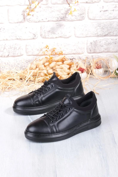 Fort 1196 Etap Lastik Bağcıklı Rahat Hafif Dikişli Taban Erkek Ayakkabı - Resim 4