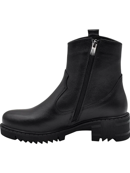 VENÜS 1950835K TOPUKLU FERMUARLI KADIN DERİ BOT - Resim 3