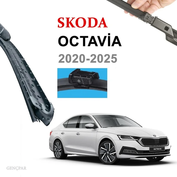 SKODA OCTAVİA ÖN SİLECEK TAKIMI (2 ADET) 2020-2025 ürün görseli 1