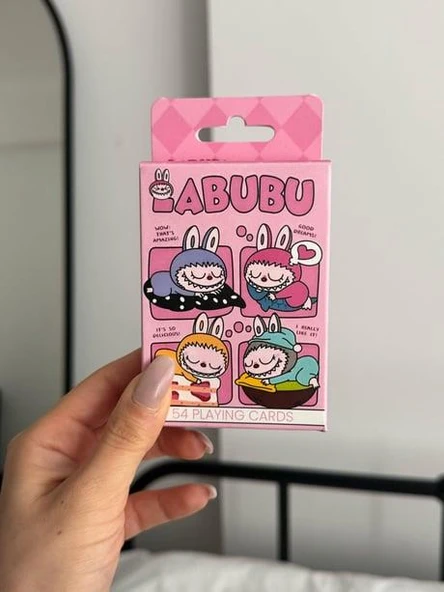 Anime Labubu İskambil Poker Kartı