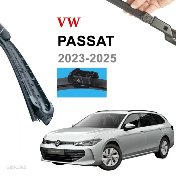 VW VOLKSWAGEN PASSAT B9 ÖN SİLECEK TAKIMI (2 ADET) 2023-2025 ürün görseli 1