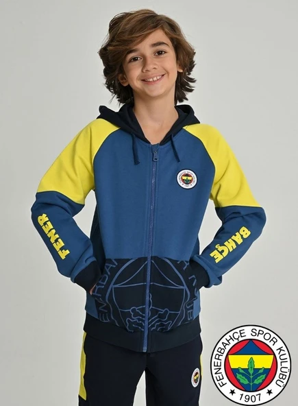 Fenerbahçe S.K. 25/26 Tribün Kol Detay Çocuk Sweatshirt ürün görseli 1