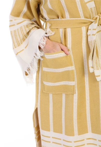 Astrea %100 Pamuk Özel Tasarım Peştemal Bornoz Özel - 4