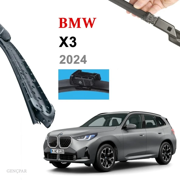 BMW X3 ÖN SİLECEK TAKIMI (2 ADET) 2024- ürün görseli 1