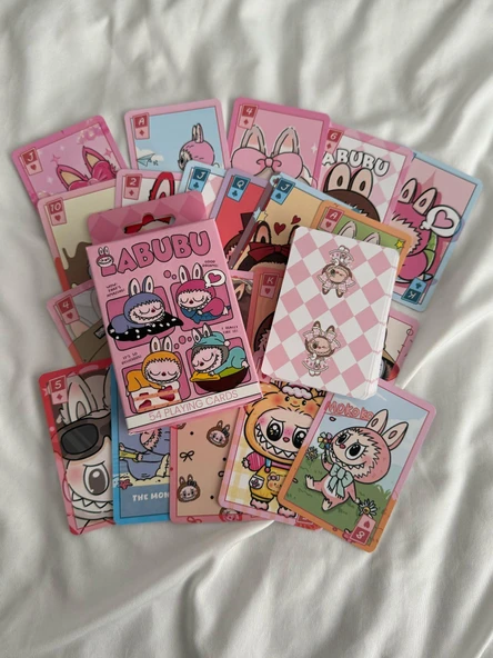 Anime Labubu İskambil Poker Kartı - 2