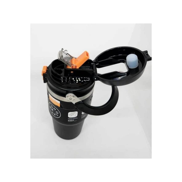 Shotay Journey Mug Çift Kullanımlı Kapak 650 Ml. Beyaz ST-8166 - Resim 3