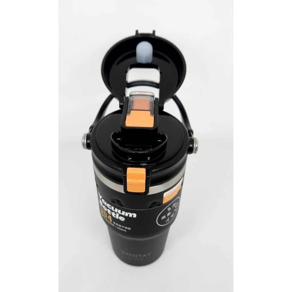 Shotay Journey Mug Çift Kullanımlı Kapak 650 Ml. Beyaz ST-8166 - Resim 5