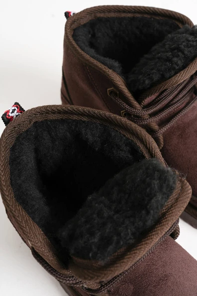 Ariad Kadın Kışlık Acı Kahve İçi Kürklü Bot - Resim 4