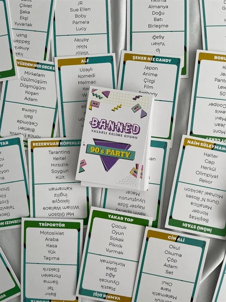 400 KELİMELİ BANNED KELİME OYUNU 90'S PARTY SERİ - 5