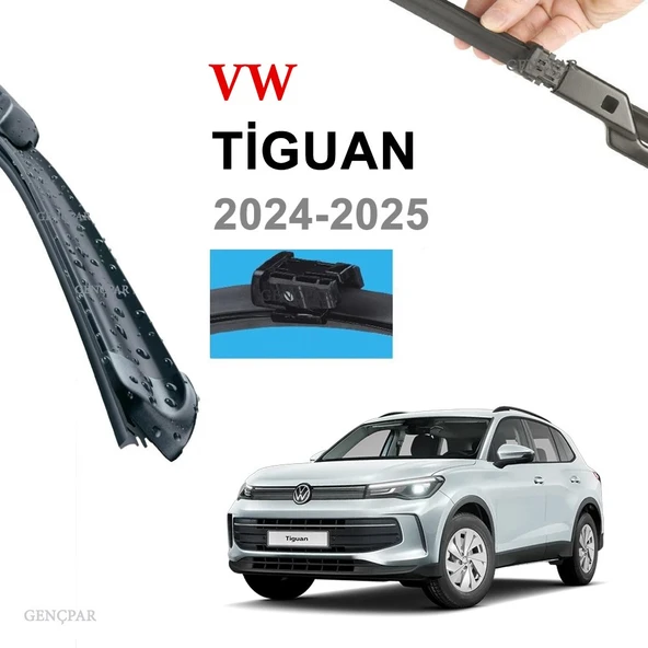 VW VOLKSWAGEN TİGUAN ÖN SİLECEK TAKIMI (2 ADET) 2024-2025 ürün görseli 1