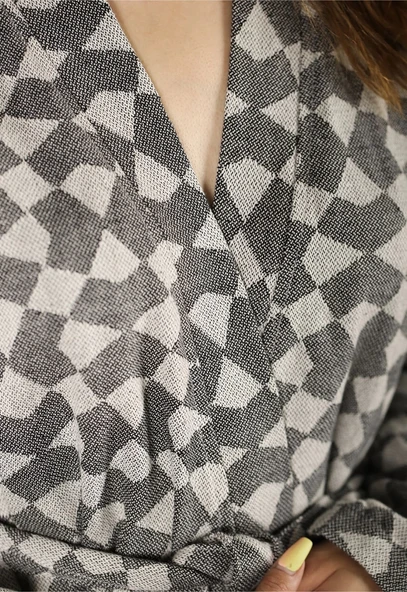 Aphrodithe %100 Pamuk Tasarım Bornoz - 4