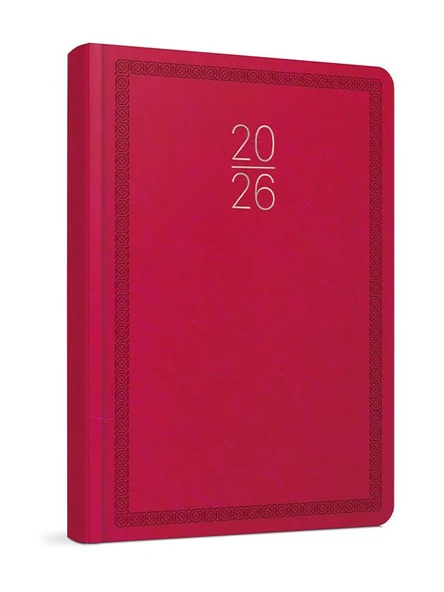 Gıpta 2026 Ticari Ajanda Günlük Kasa Ajandası 17x24 cm 112-EKK Kırmızı ürün görseli 1
