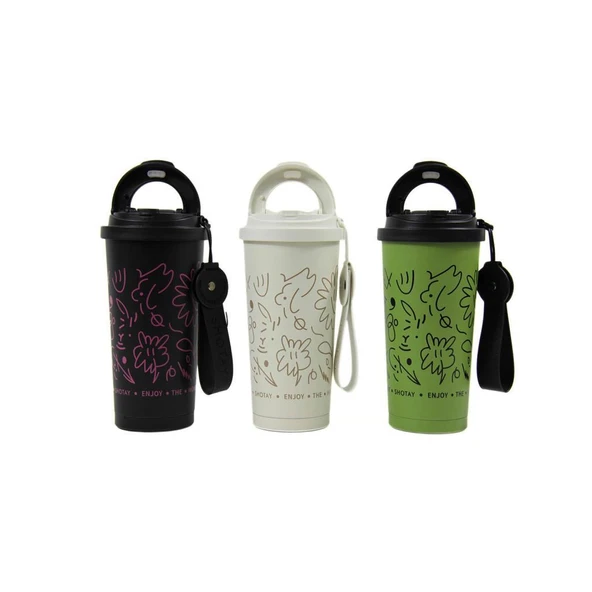 Shotay Termos Matara 550 Ml. Siyah Sht-St-8913 - Resim 3