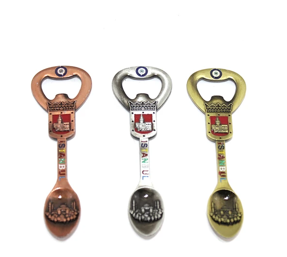 İstanbul Temalı Metal Magnet Ve Açacak Kaşık Tasarımlı ürün görseli 1