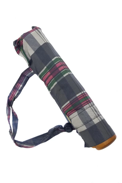 Snotline-April Kadın Şemsiye Manuel Açılır Kapanır Çanta Boy Bayan Şemsiye Vizon Renk - 9