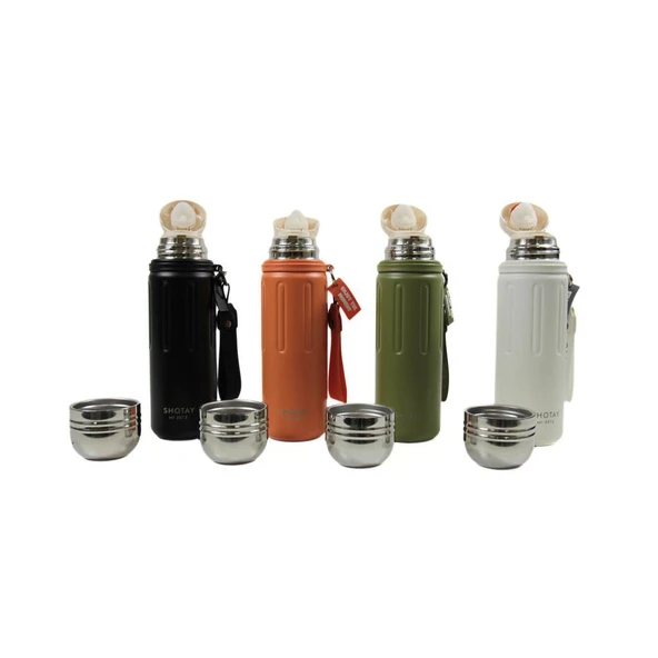 Shotay Termos Matara 620Ml. Siyah SHT-ST-8162 - Resim 2