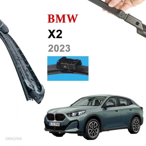 BMW X2 ÖN SİLECEK TAKIMI (2 ADET) 2023- ürün görseli 1