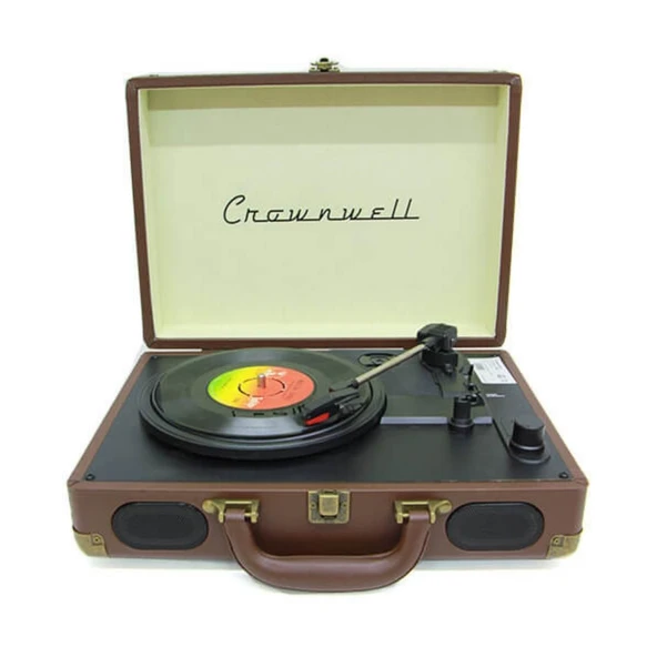 Pikap Çantalı Önden Hoparlörlü Kahverengi Bluetooth Hoparlör Plakçalar C0453 - Resim 2