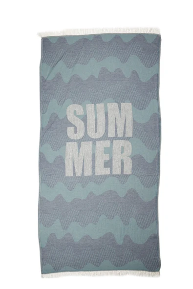 Halikarnas Royal Mavi & TurkuazPeştemal %100 Pamuk - 2