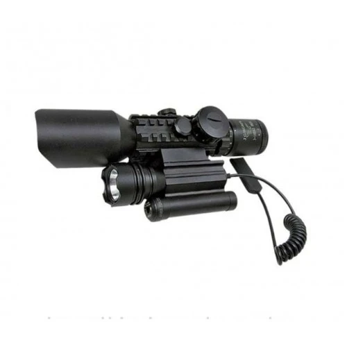 3-10x42 NK Zoomlu Dürbün Lazeri Zenon Fenerli M9 - Resim 2