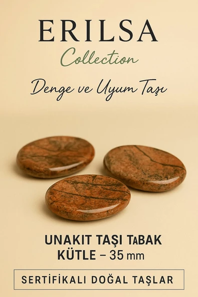 Sertifikalı Unakit Taşı Kase 35 mm - Doğal Denge ve Uyum Taşı ürün görseli