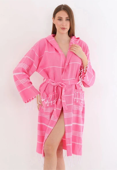 Didyma %100 Pamuk Sultan Peştemal Bornoz - 3