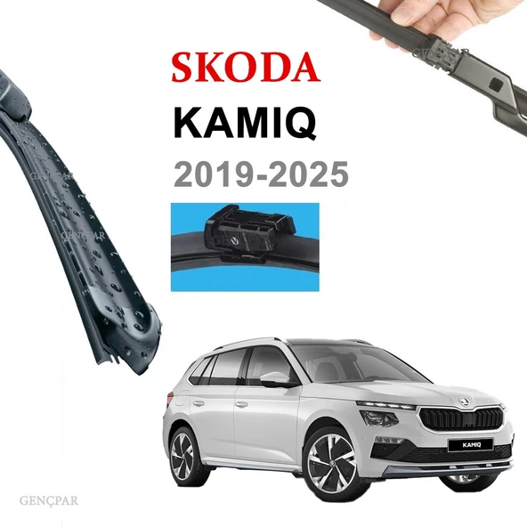 SKODA KAMIQ ÖN SİLECEK TAKIMI (2 ADET) 2019-2025 ürün görseli 1
