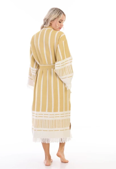 Astrea %100 Pamuk Özel Tasarım Peştemal Bornoz Özel - 2