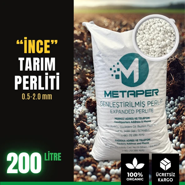 İnce Tarım Perliti 200 Litre