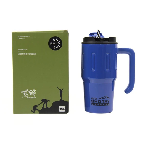 Shotay Handle Mug 650 Ml. Beyaz ST-8169 - Resim 2