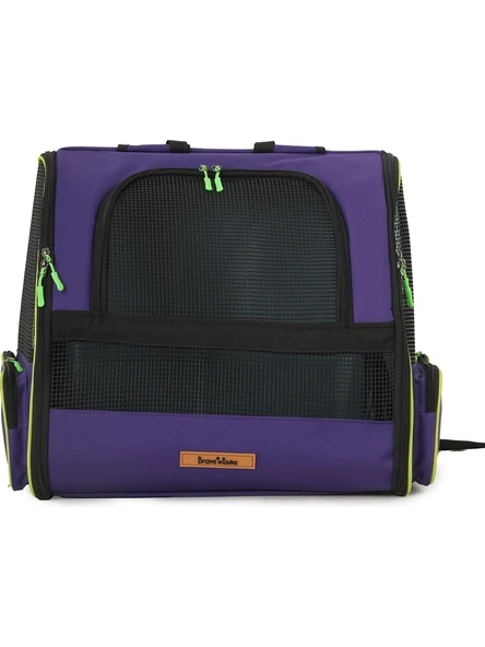 Brave Paws Kedi ve Köpekler Için Piramit XL Taşıma Çantası - Geniş Alan Havalandırmalı Seyahat Çantası - 11