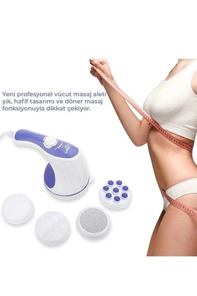 sonx Super Tone Çok Fonksiyonlu 5 Başlıklı Masaj Aleti - Resim 4