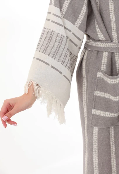 Astrea %100 Pamuk Özel Tasarım Peştemal Bornoz Özel - 4