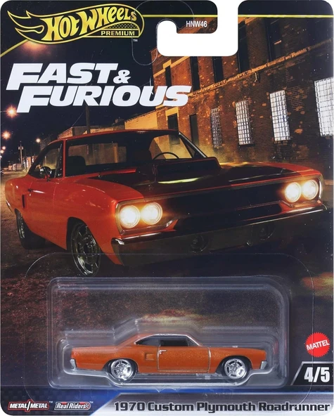 Hot Wheels Premium Fast & Furious 1970 Custom Plymouth Roadrunner - JBL87 / ürün görseli