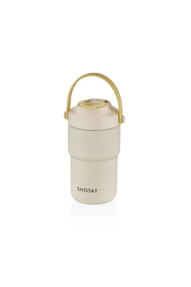 Shotay Askili Mug Pastel Renk 450 Ml.Beyaz ST-8099 ürün görseli