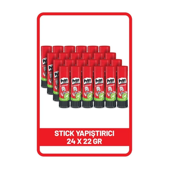 Pritt Stick Yapıştırıcı 22 Gr. (56102) - 24 Adet