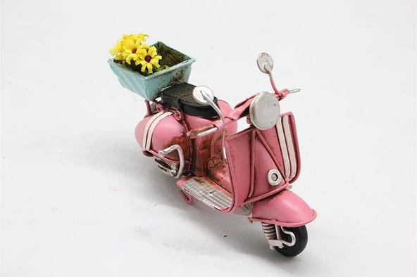 C1651 DEKORATİF METAL SCOOTER BİBLO - 3