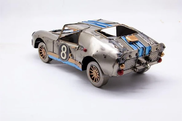 C1610 DEKORATİF METAL ARABA BİBLO - 3