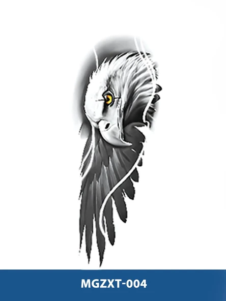 MGZXT-004 KARTAL DESEN GEÇİCİ YARIM KOL KAPLAMA DÖVMESİ-TATTO ürün görseli