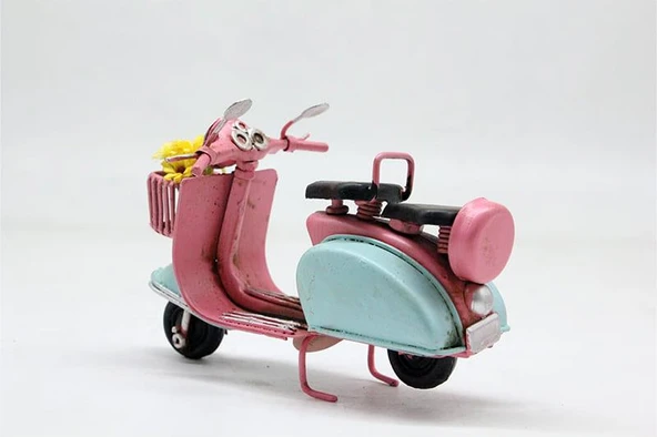 C1647 DEKORATİF METAL SCOOTER BİBLO - 5