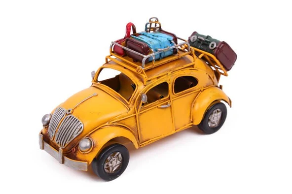 1510E-5387 DEKORATİF METAL ÇERÇEVELİ ARABA BİBLO - 4