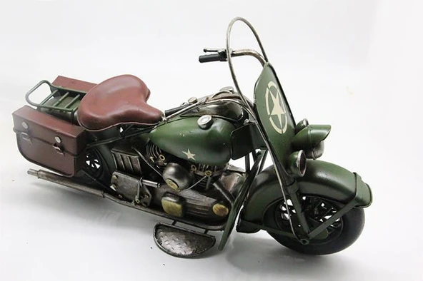 C1641 DEKORATİF METAL MOTORSİKLET BİBLO - 4