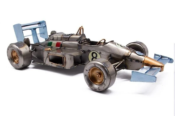 C1607 DEKORATİF METAL YARIŞ ARABASI BİBLO