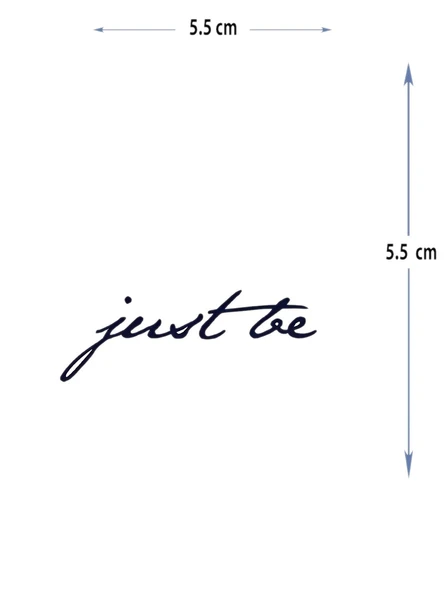 MED-066 YARI KALICI JUST BE - SADECE OL DESEN DÖVME-TATTO ürün görseli